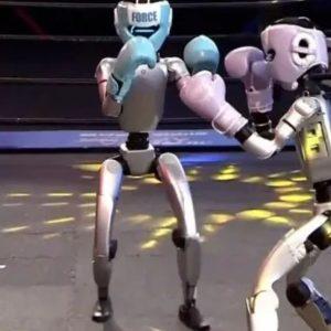 Por primera vez, robots humanoides tuvieron una pelea de boxeo y el resultado fue asombroso