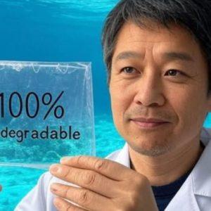 Científicos japoneses desarrollaron un plástico que se disuelve en agua en pocas horas