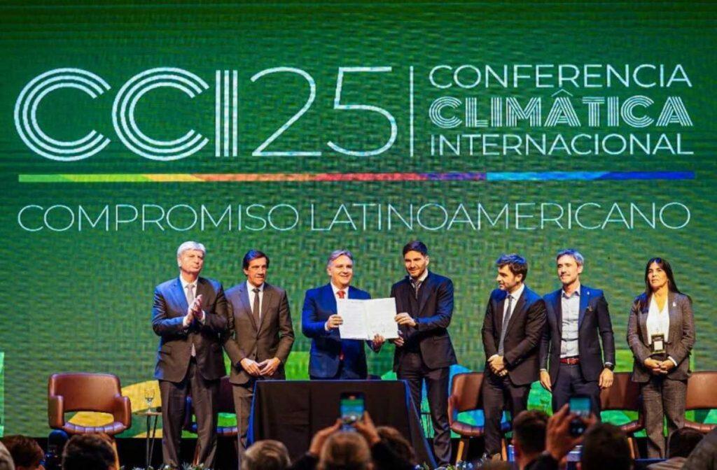 Seis provincias argentinas firman un compromiso clave en la Conferencia Climática Internacional