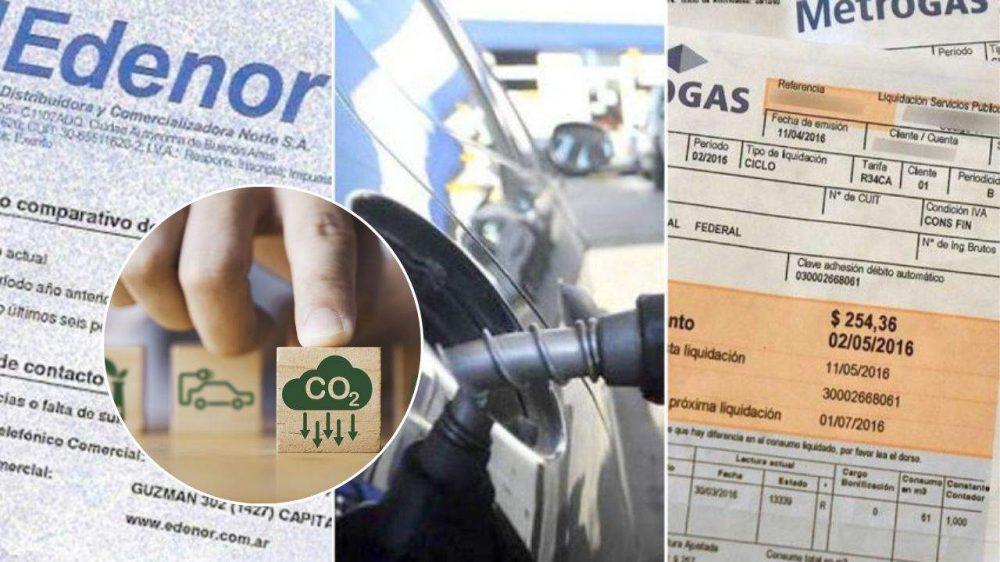 Proponen implementar un etiquetado de carbono en tickets de combustibles y facturas de energía