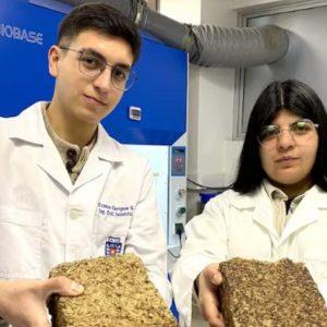 Dos jóvenes convierten desechos peligrosos en combustible ecológico