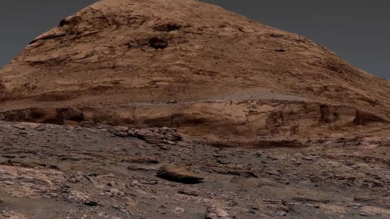 La NASA reveló una foto de una roca coral en Marte después de 13 años