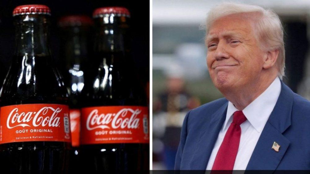 trump - coca cola