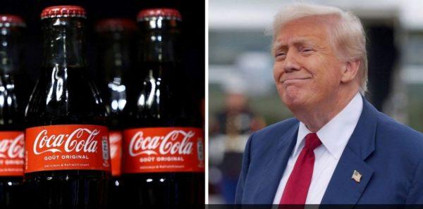 trump - coca cola