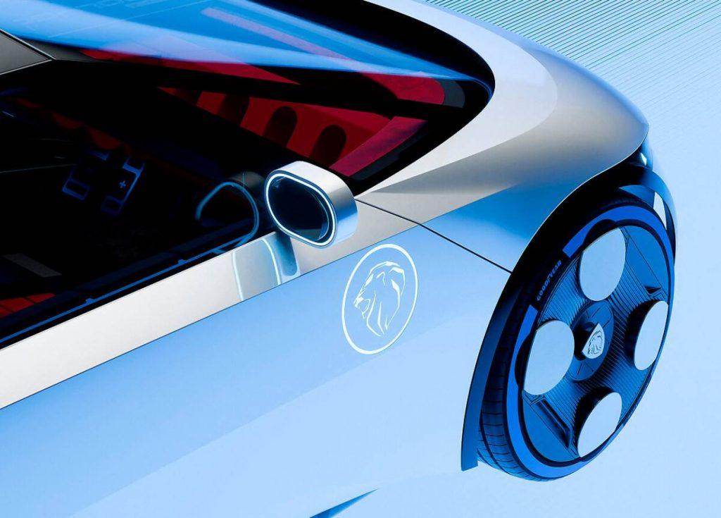 Así es el Polygon Concept de Peugeot, el auto futurista hecho con materiales reciclados