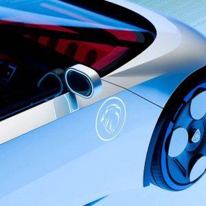 Así es el Polygon Concept de Peugeot, el auto futurista hecho con materiales reciclados