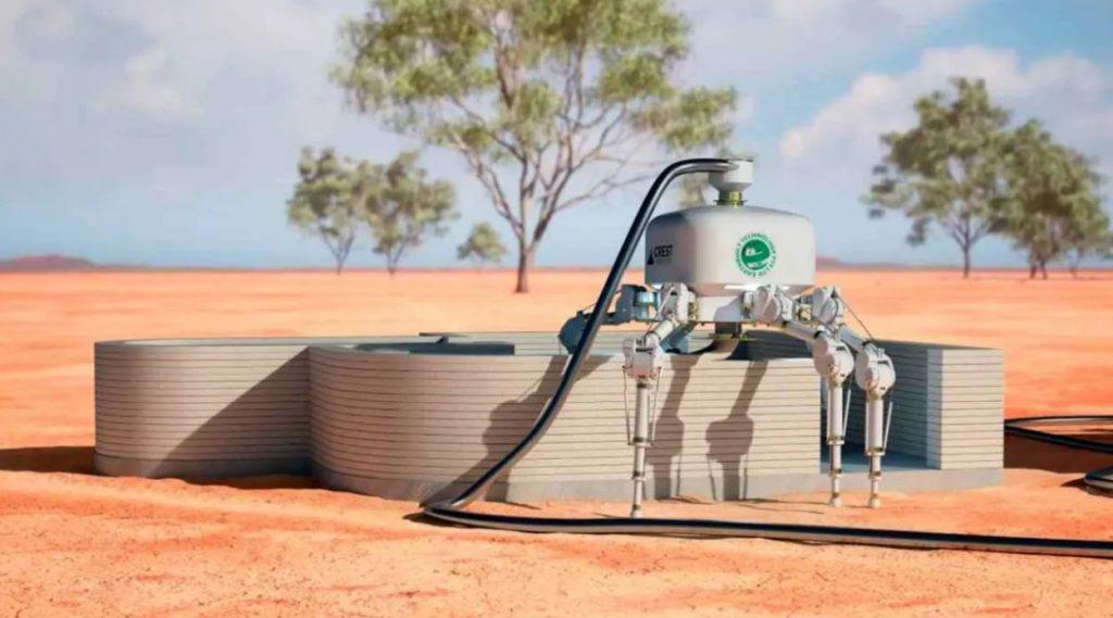 Crearon un robot que construye casa en 24h: cómo es y cómo funciona