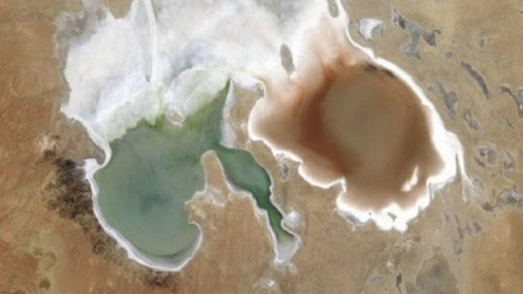 NASA: un lago en el desierto cambió de color y la ciencia busca explicarlo NASA: un lago en el desierto cambió de color y la ciencia busca explicarlo