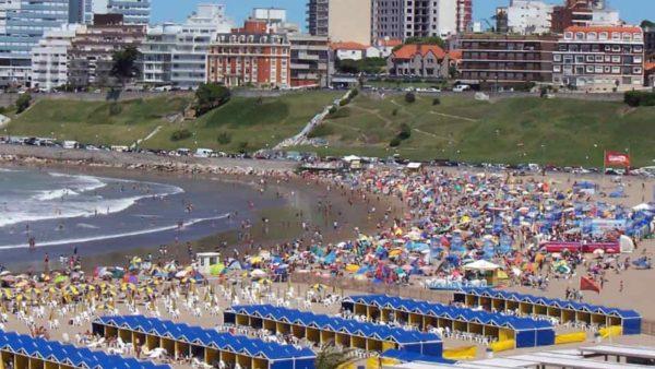 Vista panorámica de Mar del Plata