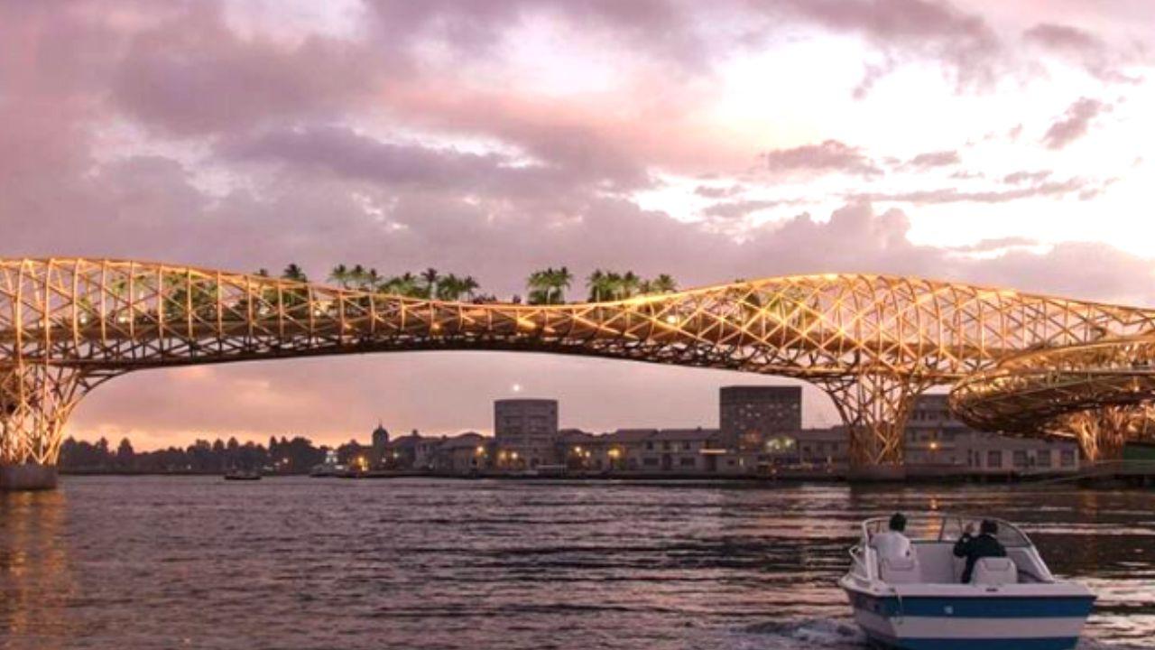 Bangkok proyecta un puente peatonal con &aacute;reas verdes para redefinir el cruce urbano del Chao Phraya