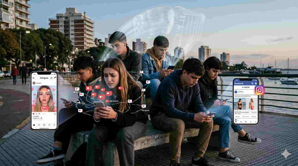 Víctimas del algoritmo de Meta: cómo Instagram dispara la ansiedad y la depresión entre los jóvenes Víctimas del algoritmo de Meta: cómo Instagram dispara la ansiedad y la depresión entre los jóvenes