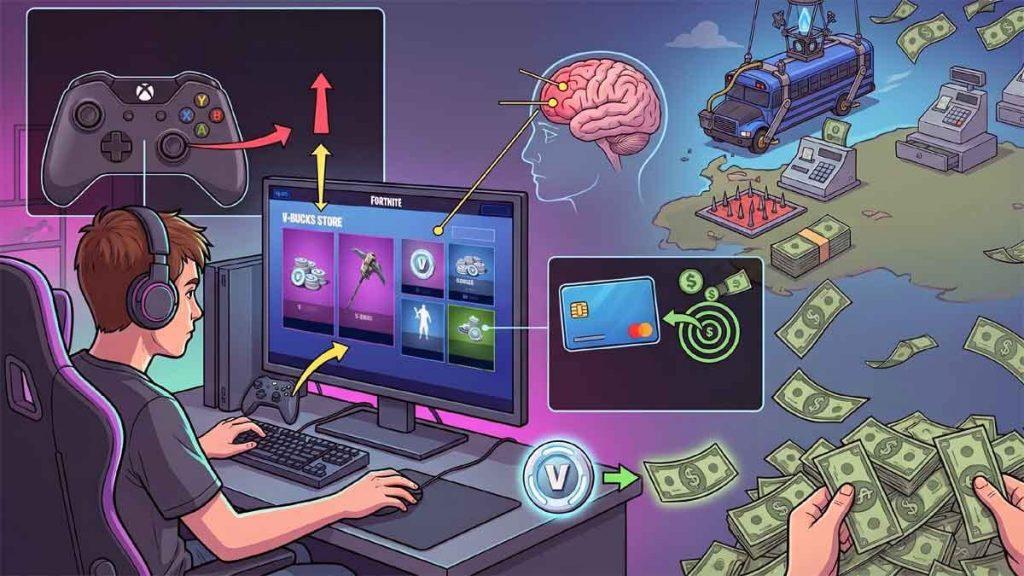 Las oscuras trampas del videojuego Fortnite: así es su diseño adictivo y manipulador para que usuarios gasten plata Las oscuras trampas del videojuego Fortnite: así es su diseño adictivo y manipulador para que usuarios gasten plata