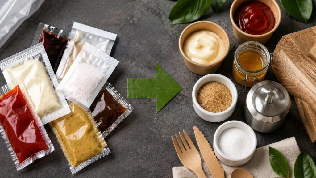 Chau aderezos en sobre: prohíben los plásticos descartables en bares, hoteles y restaurantes Chau aderezos en sobre: prohíben los plásticos descartables en bares, hoteles y restaurantes