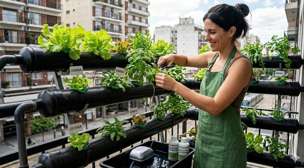 Revolución verde en el balcón: qué es la hidroponía y cómo armar una huerta sin tierra en casa Revolución verde en el balcón: qué es la hidroponía y cómo armar una huerta sin tierra en casa