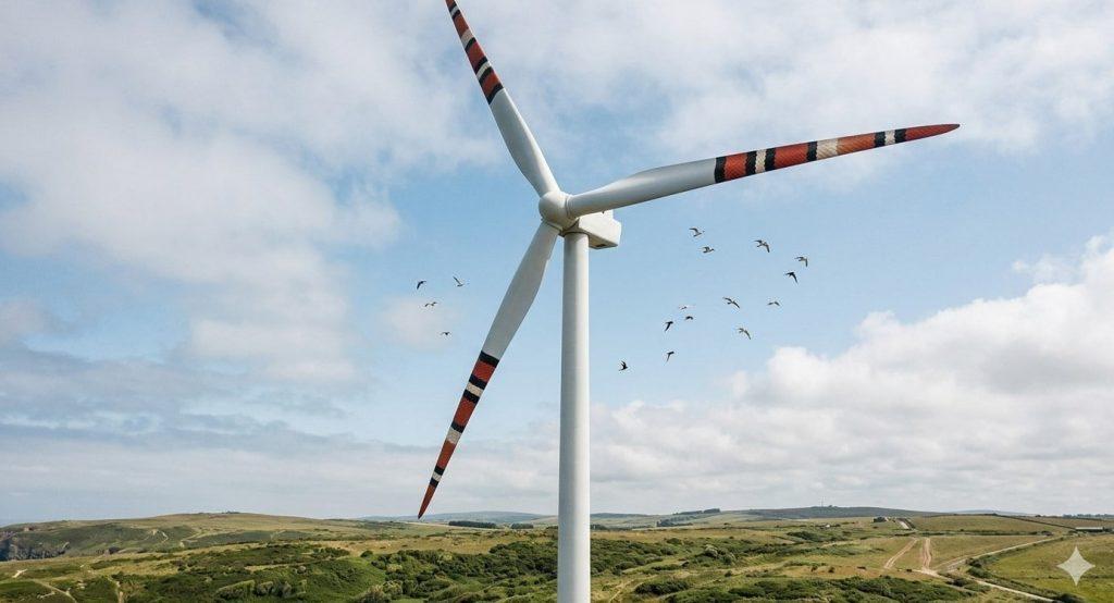 El curioso método para salvar aves: descubren que pintar las turbinas eólicas como serpientes reduce las colisiones El curioso método para salvar aves: descubren que pintar las turbinas eólicas como serpientes reduce las colisiones