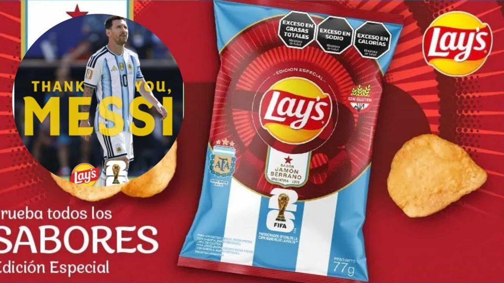 Lay’s usa a Messi para potenciar ventas en Argentina de un snack con aditivo prohibido en varios países Lay’s usa a Messi para potenciar ventas en Argentina de un snack con aditivo prohibido en varios países