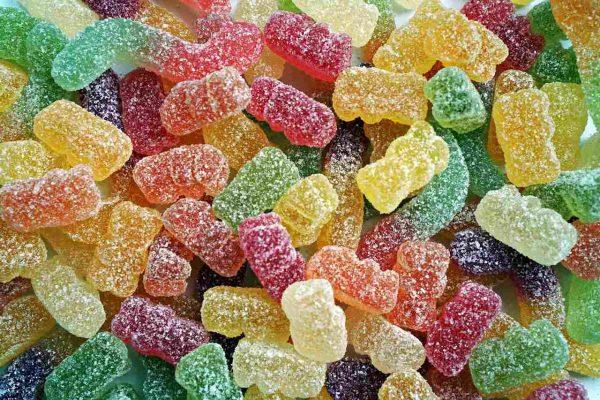 Gomitas comestibles de colores. Imagen: PIXABAY