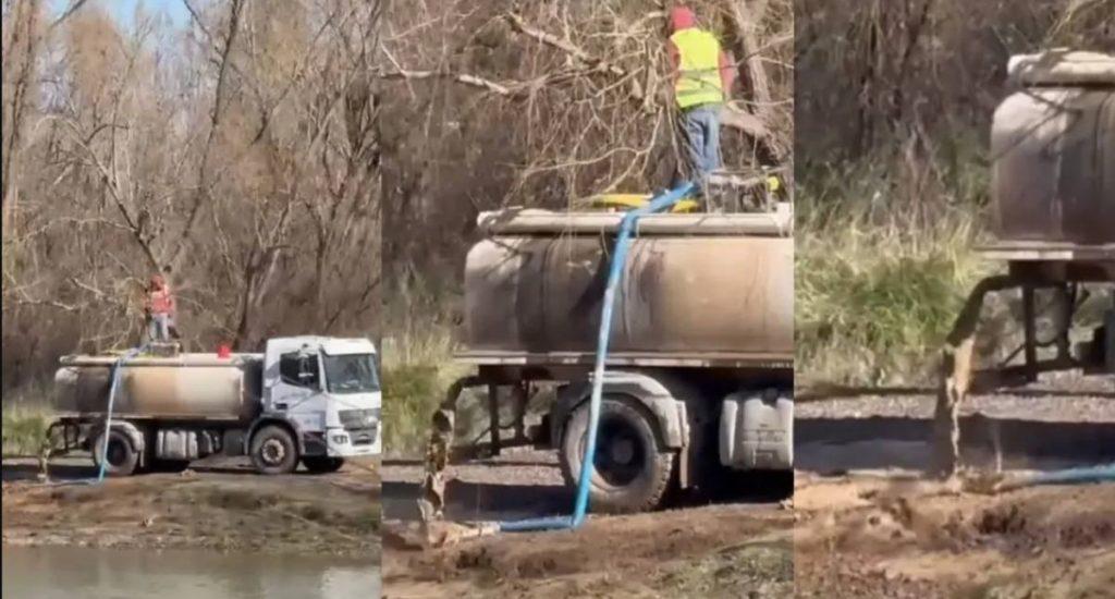 Multan con hasta $15 millones a una constructora por descargar un líquido al río Neuquén Multan con hasta $15 millones a una constructora por descargar un líquido al río Neuquén