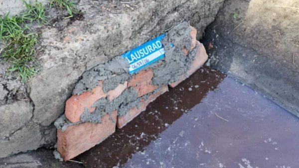 el Canal Pescara quedó clausurado para volcar efluentes