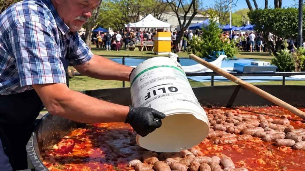 Usaron envases que habían contenido fitosanitarios para manipular chorizos en una fiesta de Buenos Aires Usaron envases que habían contenido fitosanitarios para manipular chorizos en una fiesta de Buenos Aires